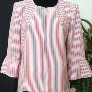 BRAND NEW JONES STUDIO SEERSUCKER JACKET PERFECT FOR LAYERING